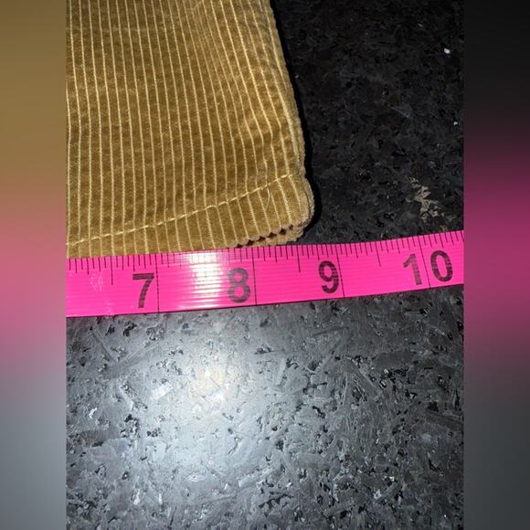 NEW LEVI’S SOFT CORDUROY STRAIGHT LEG PANTS TAN GOLD KHAHI 100% COTTON SZ 29x30 - Picture 10 of 11
